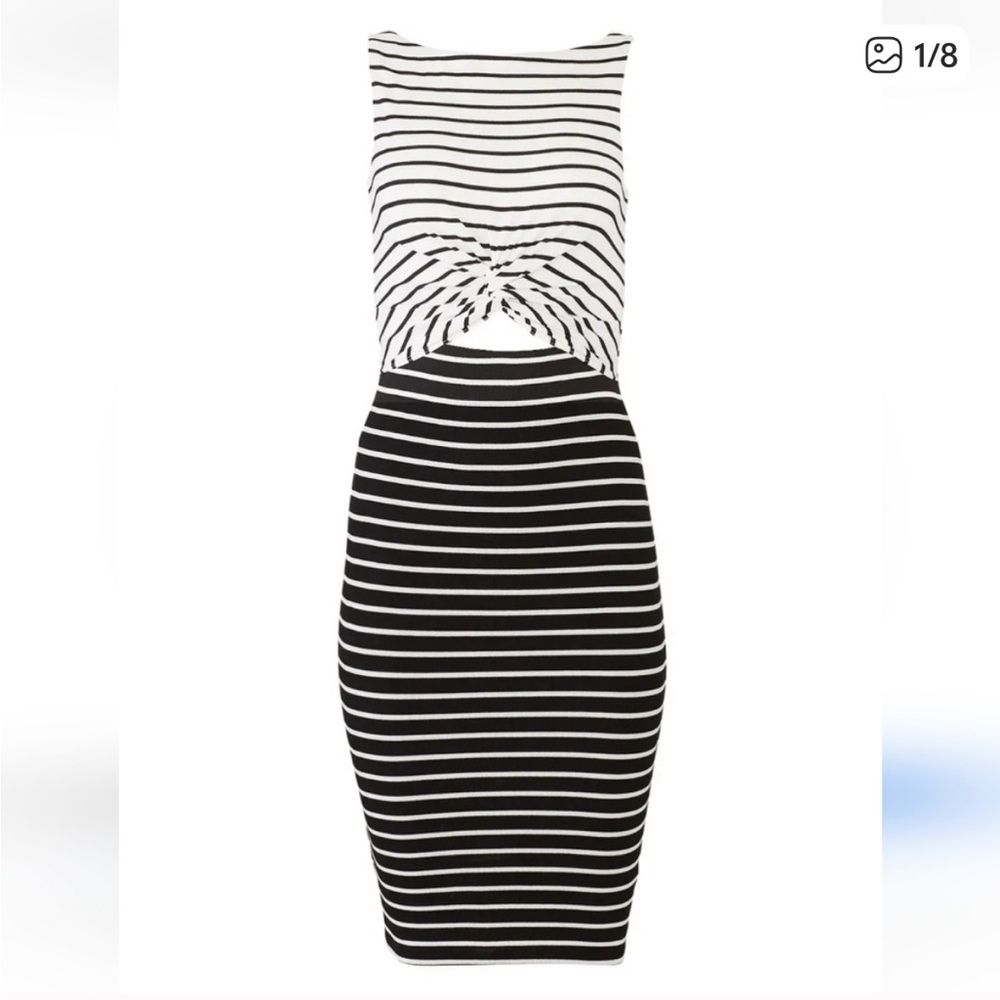 Bailey 44 Striped Rabbit Hole Dress